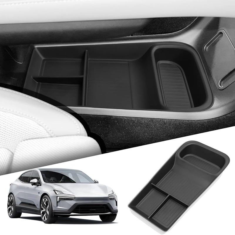 TPE Automotive Center Console Organizer Storage Tray Multiple Compartment Car Accessories - Image 2